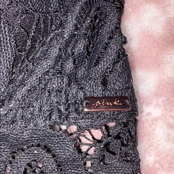 Victoria's Secret Floral and Lace Bra Set - Black, Teal, Black - Picture 7 of 10